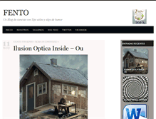 Tablet Screenshot of fento.com.mx