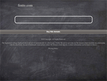 Tablet Screenshot of fento.com